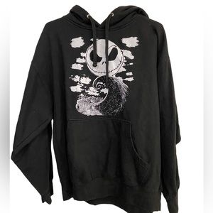 The Nightmare Before Christmas Black & White Halloween Men’s XL Hoodie Disney